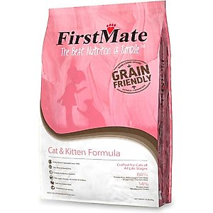 Firstmate Grain Friendly Cat & Kitten Formula Cat Food, 5-lb bag