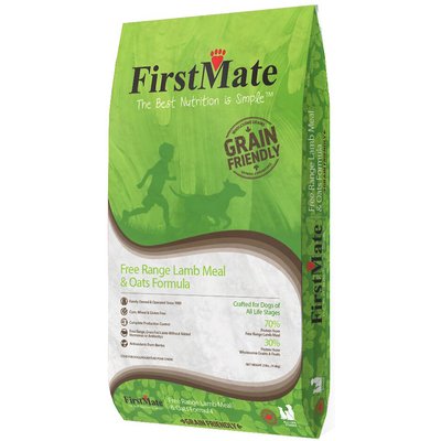 Firstmate Firstmate Grain Friendly Free Range Lamb Meal & Oats Formula Dog Food, 25-lb bag