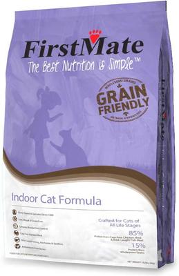Show full view: Firstmate Grain Friendly Indoor Cat Formula Cat Food, 13.2-lb bag slide 1 of 7