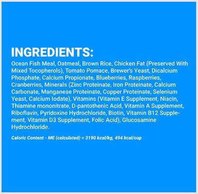 Show full view: Firstmate Grain Friendly Wild Pacific Caught Fish Meal & Oats Formula Dog Food, 5-lb bag slide 3 of 6