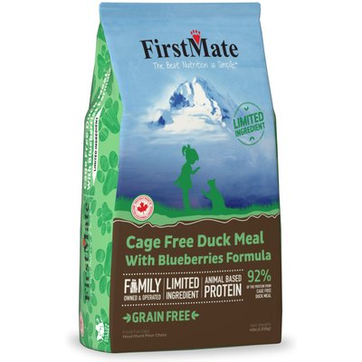 Firstmate Firstmate Cage Free Duck Meal with Blueberries Formula Limited Ingredient Diet Grain-Free Dry Cat Food, 4-lb bag