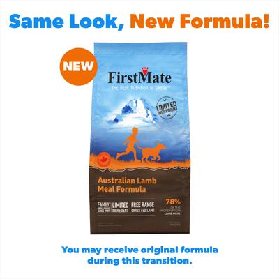 Show full view: Firstmate Limited Ingredient Diet Grain-Free Australian Lamb Meal Formula Dry Dog Food, 5-lb bag slide 3 of 4