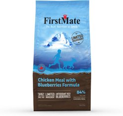 Firstmate Limited Ingredient Diet Grain-Free Chicken Meal with Blueberries Formula Dry Dog Food, 5-lb bag