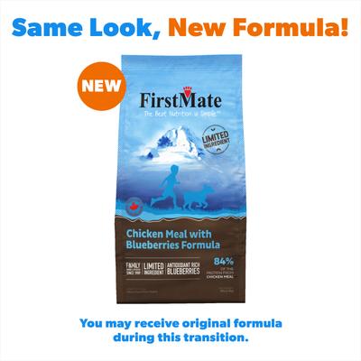 Show full view: Firstmate Limited Ingredient Diet Grain-Free Chicken Meal with Blueberries Formula Dry Dog Food, 5-lb bag slide 3 of 4