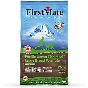 Firstmate Limited Ingredient Diet Grain-Free Pacific Ocean Fish Meal Large Breed Formula Dry Dog Food, 25-lb bag