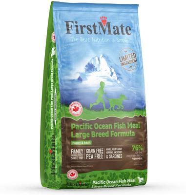 Show full view: Firstmate Limited Ingredient Diet Grain-Free Pacific Ocean Fish Meal Large Breed Formula Dry Dog Food, 25-lb bag slide 5 of 6