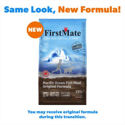 Show full view: Firstmate Limited Ingredient Diet Grain-Free Pacific Ocean Fish Meal Original Formula Dry Dog Food, 14.5-lb bag slide 3 of 5