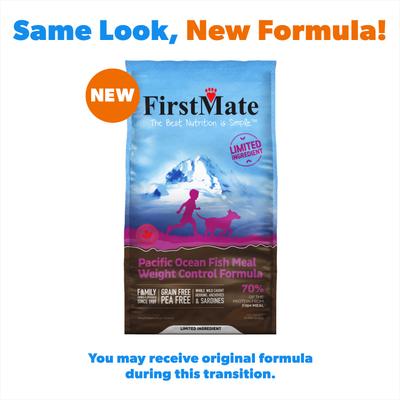 Show full view: Firstmate Limited Ingredient Diet Grain-Free Pacific Ocean Fish Meal Weight Control Formula Dry Dog Food, 14.5-lb bag slide 3 of 4