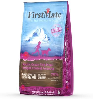 Show full view: Firstmate Limited Ingredient Diet Grain-Free Pacific Ocean Fish Meal Weight Control Formula Dry Dog Food, 25-lb bag slide 4 of 6