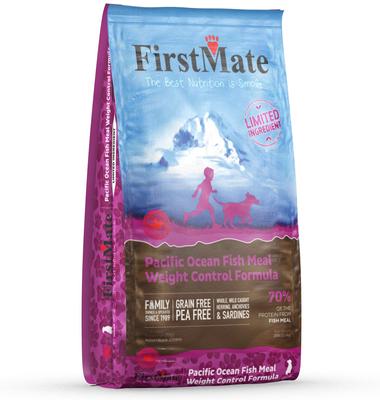 Show full view: Firstmate Limited Ingredient Diet Grain-Free Pacific Ocean Fish Meal Weight Control Formula Dry Dog Food, 25-lb bag slide 5 of 6