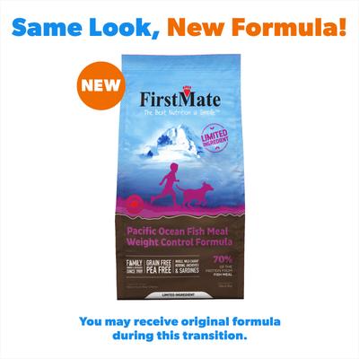 Show full view: Firstmate Limited Ingredient Diet Grain-Free Pacific Ocean Fish Meal Weight Control Formula Dry Dog Food, 5-lb bag slide 3 of 5