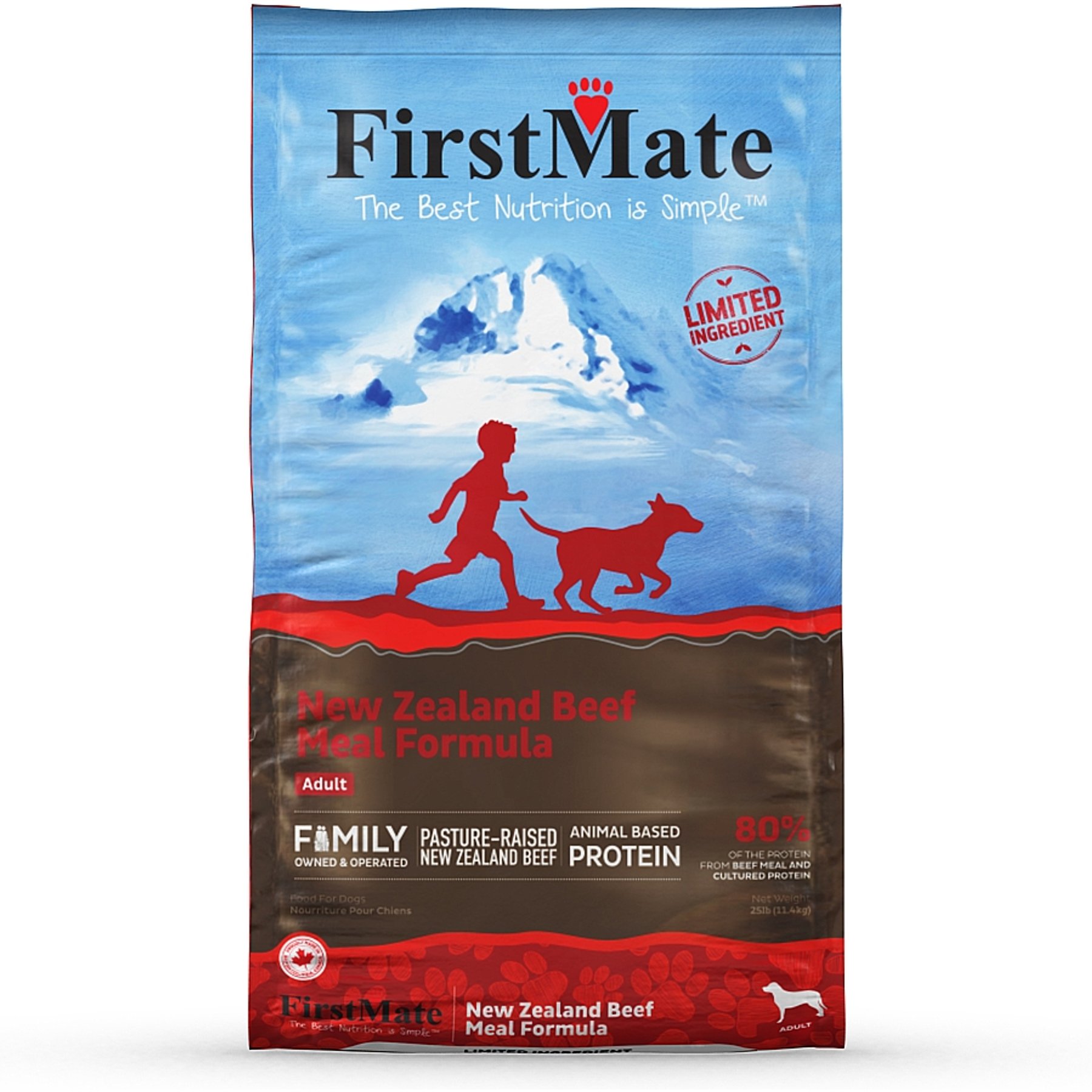 Firstmate New Zealand Beef Limited Ingredient Grain-Free Dry Dog Food, 25-lb bag