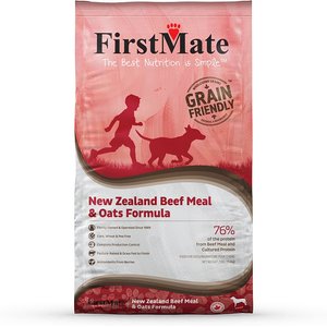 Firstmate New Zealand Beef Meal & Oats Formula Limited Ingredient Dry Dog Food, 25-lb bag