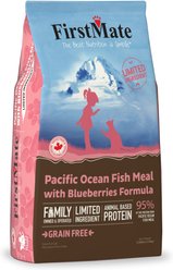 Firstmate Pacific Ocean Fish Meal with Blueberries Formula Limited Ingredient Diet Grain-Free Dry Cat Food, 3.96-lb bag