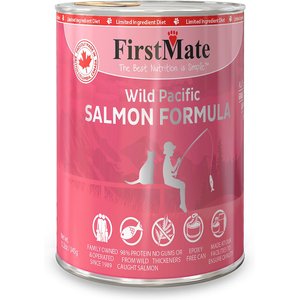 Firstmate Salmon Formula Limited Ingredient Grain-Free Canned Cat Food, 12.2-oz, case of 12
