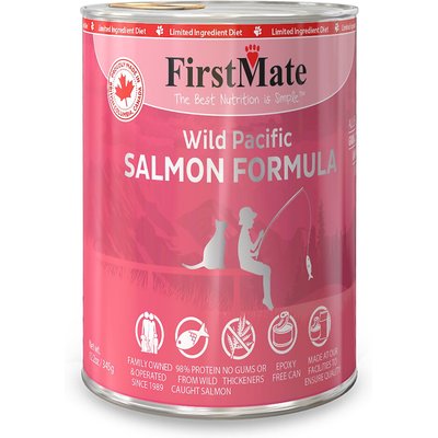 Firstmate Firstmate Salmon Formula Limited Ingredient Grain-Free Canned Cat Food, 12.2-oz, case of 12