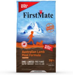 Firstmate Small Bites Limited Ingredient Diet Grain-Free Australian Lamb Meal Formula Dry Dog Food, 12-lb bag