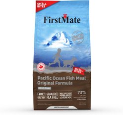 Firstmate Small Bites Limited Ingredient Diet Grain-Free Pacific Ocean Fish Meal Original Formula Dry Dog Food, 4-lb bag