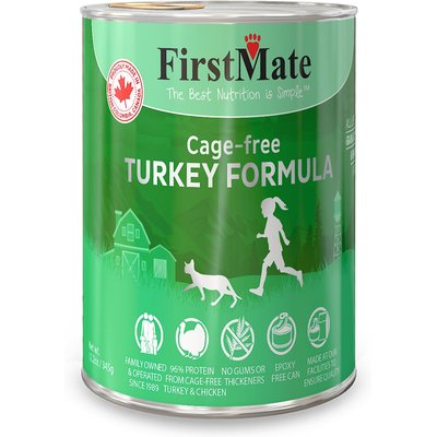 Firstmate Firstmate Turkey Formula Limited Ingredient Grain-Free Canned Cat Food, 12.2-oz, case of 12