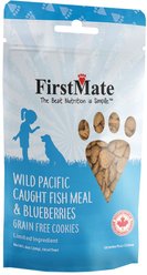 Firstmate Wild Pacific Caught Fish Meal & Blueberries Dog Treats, 8-oz bag