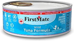 Firstmate Wild Tuna Formula Limited Ingredient Grain-Free Canned Cat Food, 5.5-oz, case of 24