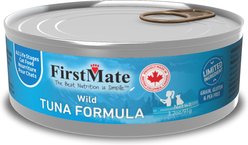 Firstmate Wild Tuna Formula Limited Ingredient Wet Cat Food, 3.2-oz can, case of 24