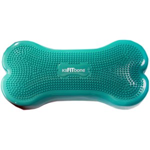 FitPAWS K9FITbone Dog Training Regular Balancing Bone, Aqua