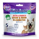 Fizzion Extra Strength Stain & Odor Eliminator Refill, 5 count