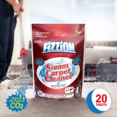 Show full view: Fizzion Steam Carpet Cleaner Tablets, 20 count slide 3 of 3