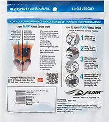 Flair Equine Nasal Strip, Black, 6 count slide 2 of 3