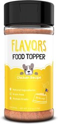 FLAVORS Chicken Recipe Grain-Free Dog Food Topper & Treat Mix, 6-oz bottle