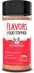 FLAVORS Red Meat Recipe Grain-Free Dog Food Topper & Treat Mix, 6-oz bottle