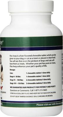 Show full view: Flea Away Flea & Tick Oral Treatment for Dogs & Cats, 100 Chewable Tablets slide 3 of 5