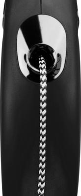 Show full view: Flexi Classic Nylon Cord Retractable Dog Leash, Black, Small: 26-ft long slide 2 of 8