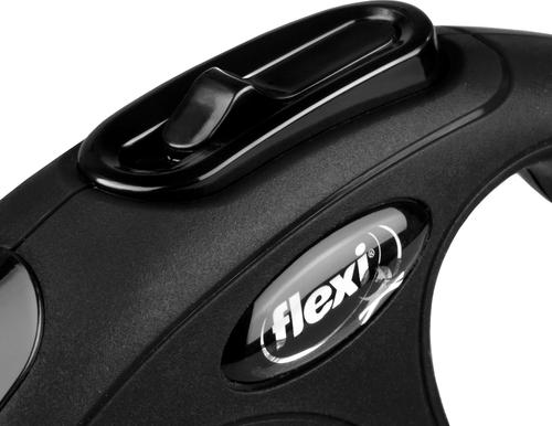 Show full view: Flexi Classic Nylon Cord Retractable Dog Leash, Black, X-Small: 10-ft long slide 4 of 9