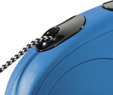 Show full view: Flexi Classic Nylon Cord Retractable Dog Leash, Blue, Medium: 16-ft long slide 7 of 9