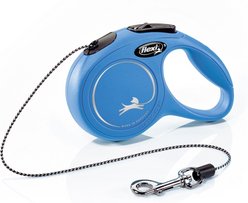 Flexi Classic Nylon Cord Retractable Dog Leash, Blue, X-Small: 10-ft long