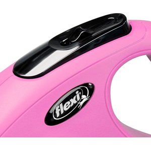 Flexi Classic Nylon Cord Retractable Dog Leash, Pink, Medium: 16-ft long