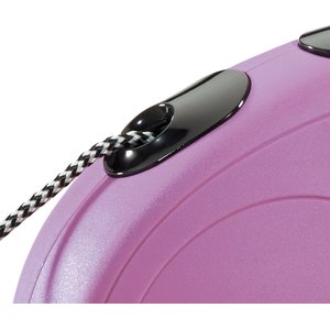 Flexi Classic Nylon Cord Retractable Dog Leash, Pink, Medium: 16-ft long