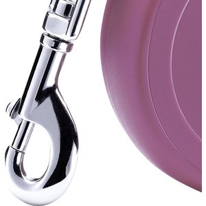 Flexi Classic Nylon Cord Retractable Dog Leash, Pink, Medium: 16-ft long