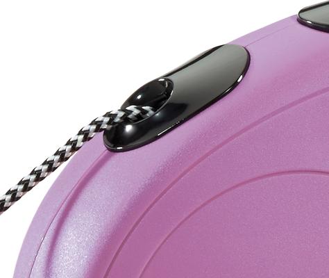 Show full view: Flexi Classic Nylon Cord Retractable Dog Leash, Pink, Small: 16-ft long slide 6 of 8
