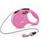 Show in main carousel: Flexi Classic Nylon Cord Retractable Dog Leash, Pink, X-Small: 10-ft long slide 1 of 8