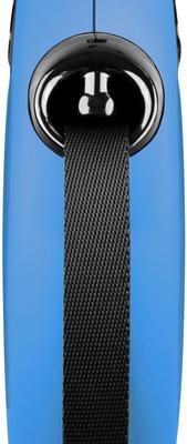 Show full view: Flexi Classic Nylon Tape Retractable Dog Leash, Blue, Large: 16-ft long slide 2 of 9