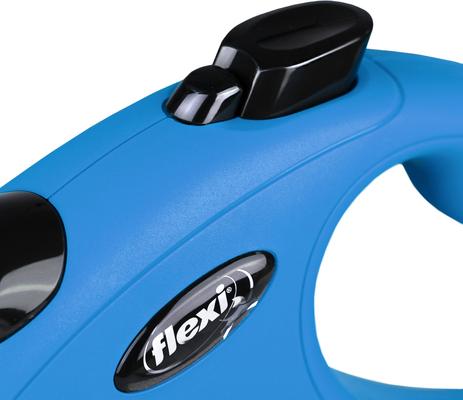 Show full view: Flexi Classic Nylon Tape Retractable Dog Leash, Blue, Large: 16-ft long slide 3 of 9