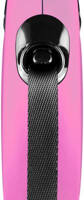 Show full view: Flexi Classic Nylon Tape Retractable Dog Leash, Pink, X-Small: 10-ft long slide 3 of 9
