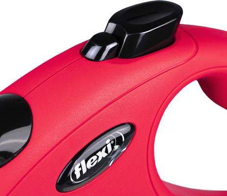 Show full view: Flexi Classic Nylon Tape Retractable Dog Leash, Red, Large: 16-ft long slide 4 of 10