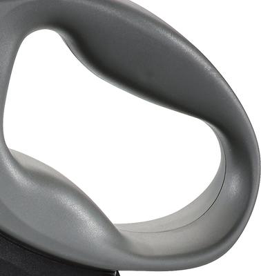 Show full view: Flexi Giant Nylon Tape Retractable Dog Leash, Black, Medium: 26-ft long slide 2 of 8