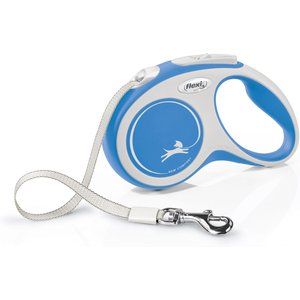 Flexi New Comfort Tape Plastic Retractable Dog Leash, Small: 16-ft long