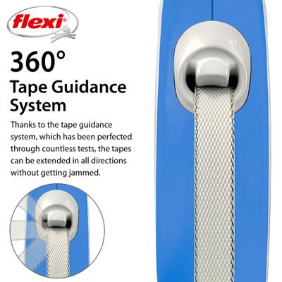 Show full view: Flexi New Comfort Tape Plastic Retractable Dog Leash, Small: 16-ft long slide 2 of 4