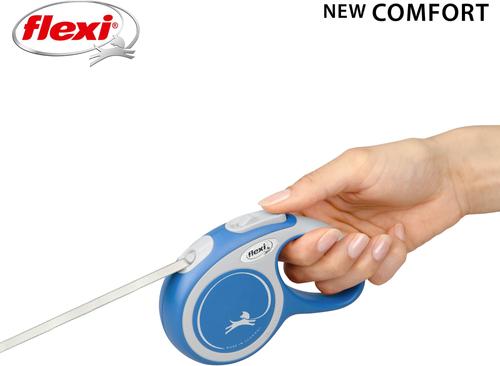Show full view: Flexi New Comfort Tape Plastic Retractable Dog Leash, X-Small: 10-ft long slide 3 of 5